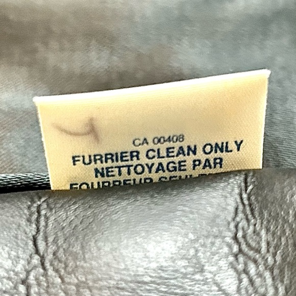 Source Unknown Black Faux Fur Leather Jacket - Picture 7 of 9